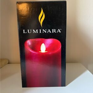Luminara Red Flameless Candle
